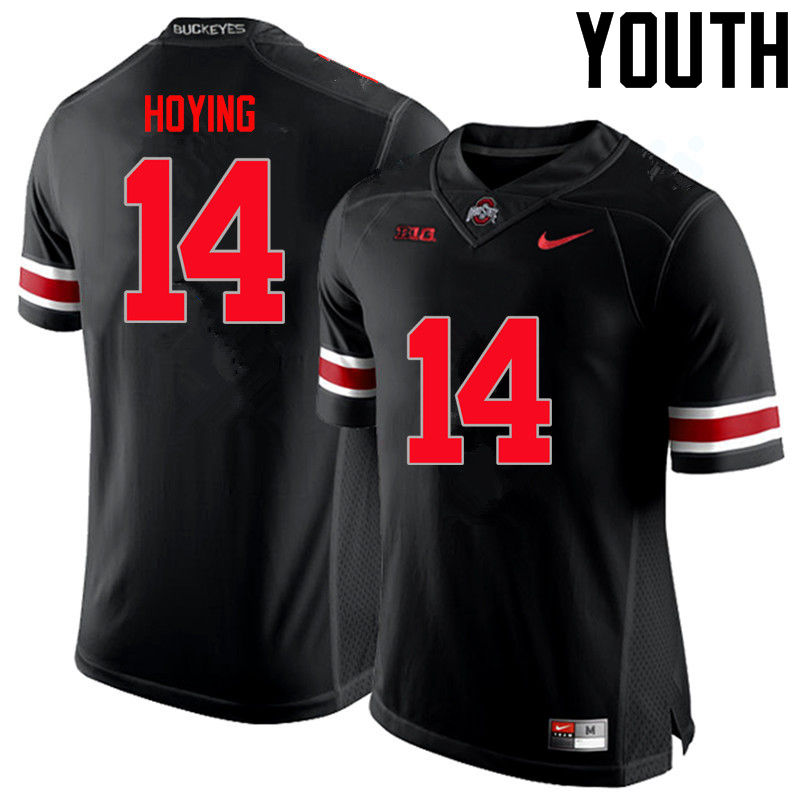 Youth Ohio State Buckeyes #14 Bobby Hoying College Football Jerseys Limited-Black